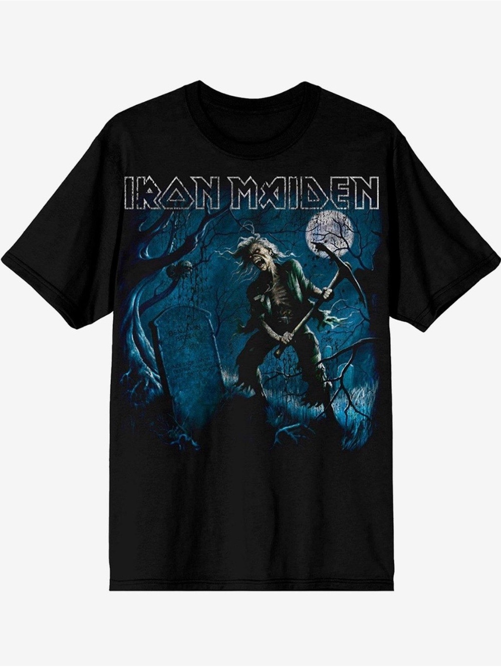 Hot Topic Black Iron Maiden Benjamin Breeg Graphic Tee